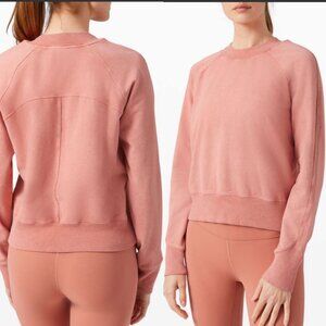 lululemon | Ready To Roll Crew *Acid Dye Rustic Coral